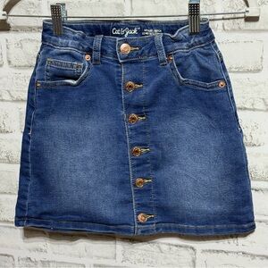Cat & Jack stretch denim skirt girls 7-8